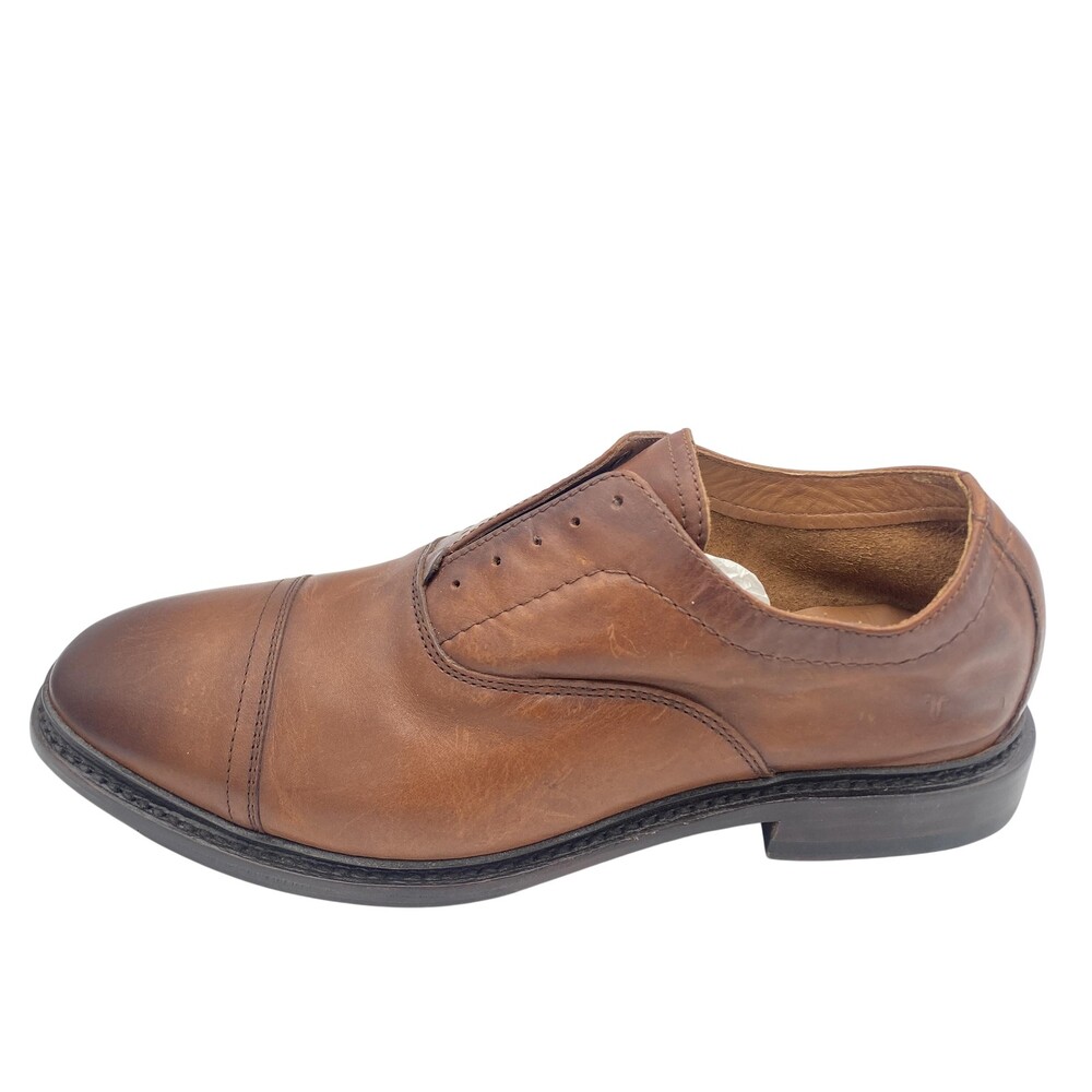 Frye Shoes Mens Size 9D Brown Leather Cap Toe Oxford Derby Dress 3480280